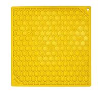 SodaPup Honeycomb eMat - Durable Lick Mat Feeder Made in USA from Non-Toxic, Pet-Safe, Food Safe Rubber for Mental Stimulation, Avoiding Overfeeding, Fresh Breath, Digestive Health, Calming, & More