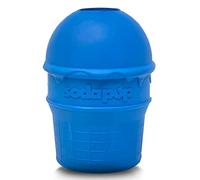 SodaPup Ice Cream Cone - Durable Dog Treat Dispenser & Chew Toy Made in USA from Non-Toxic, Pet Safe, Food Safe Natural Rubber Material for Mental Stimulation, Problem Chewing, Calming Nerves, & More
