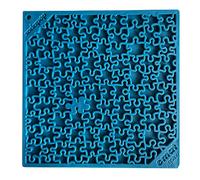 SodaPup Jigsaw eMat - Durable Lick Mat Feeder Made in USA from Non-Toxic, Pet-Safe, Food Safe Rubber for Mental Stimulation, Avoiding Overfeeding, Fresh Breath, Digestive Health, Calming, & More