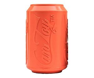 SodaPup Soda Can - Durable Dog Treat Dispenser & Chew Toy Made in USA from Non-Toxic, Pet Safe, Food Safe Natural Rubber Material for Mental Stimulation, Problem Chewing, Calming Nerves, & More