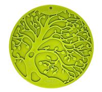 SodaPup Tree of Life eMat - Durable Enrichment Feeder with Suction Cups Made in USA from Non-Toxic, Pet-Safe, Food Safe Rubber for Mental Stimulation, Avoiding Overfeeding, Calming, & More