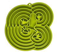 SodaPup Water Frog eTray - Durable Slow Feeder Tray Made in USA from Non-Toxic, Pet-Safe, Food Safe Material for Mental Stimulation, Slowing Down Eating, Healthy Digestion, & More