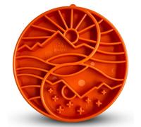 SodaPup Yin Yang eTray - Durable Enrichment Feeder Made in USA from Non-Toxic, Pet-Safe, Food Safe Material for Mental Stimulation, Calming, Slowing Down Eating, Healthy Digestion, & More