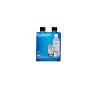 Sodastream 1l Carbonating Bottles- Black (Twin Pack)