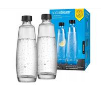 Sodastream 1L Glass Carafe 2 Glass Bottles Of 1L