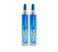 SodaStream 2x CO2 Cylinder, Screw-in, 60L