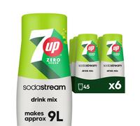 SodaStream 7UP Free Syrup, 6 x 440ml, Sugar Free