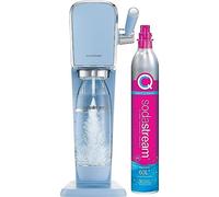 SodaStream Art Sparkling Water Maker (Misty Blue) with CO2 and Dishwasher Safe Bottle