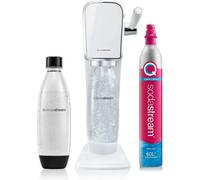 Sodastream Art White - Sparkling Carbonated Water Soda Maker With Bpa Free 1 Litre Bottle