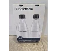 Bottles SodaStream Fuse Black (suited for SodaStream sparkling water makers), 2 x 1 l