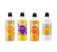 SodaStream Flavours 1 x Cloudy Lemonade, 1 x Passionfruit, 1 x Orange & Mango, 1 x Diet Tonic, Sparkling Drink Mix, No Sugar SodaStream Syrup - 4 x 440ml Multi Pack