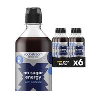 Sodastream Classics® No Sugar Energy 6 Pack Syrup Drink Mix 6 x 440ml