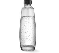 Duo Stylish 1L glass Carafe. Refilable carafe for carbonated drinks. Dishwasher Safe. Only Compatible with SodaStream's Duo Sparkling Water Maker,