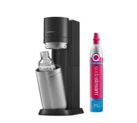 SodaStream Duo Sparkling Water Maker, Sparkling Water Machine & 2x 1L Fizzy Water Bottles, Retro Drinks Maker w. BPA-Free Water Bo