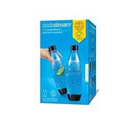 Bottles SodaStream Fuse Black (suited for SodaStream sparkling water makers), 2 x 1 l