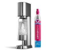 Sodastream ensō Sparkling Water Maker, Stylish Carbonated Water Machine, Designed By Naoto Fukasawa, 1L Custom Ensō BPA-Free Bottle, Cordless Soda Maker, Quick Connect CO2 Canister, Stainless Steel