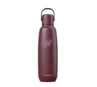 sodastream Fizz & Go Cool - All Metal Bottle (Pomegranate) Carbonating Bottle Capacity, 0.9L