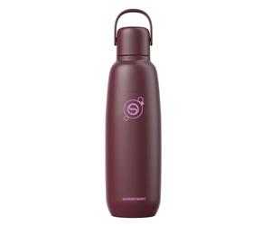 sodastream Fizz & Go Cool, Stainless Steel Carbonated Water Bottle 0.9L, Insulated Metal Bottle for Sparkling Water, Compatible with TERRA, ART, ENSO & More in Pomegranate
