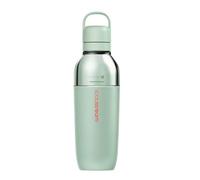 sodastream Fizz & Go® Easy Mix Sparkling Water Bottle, 710ml Reusable Carbonated Drinks Bottle, Compatible Sparkling Water Machines, Fizzy Water Bottle - Mint Green