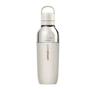 SodaStream Fizz & Go® Easy Mix Sparkling Water Bottle, 710ml Reusable Carbonated Drinks Bottle, Compatible with SodaStream Sparkling Water Machines, Fizzy Water Bottle - Sand