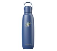 sodastream Fizz & Go® Easy Mix Sparkling Water Bottle, 710ml Reusable Carbonated Drinks Bottle, Compatible Sparkling Water Machines, Fizzy Water Bottle - Storm Blue