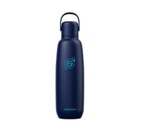 sodastream Fizz & Go Cool Stainless Steel, 0.9L Double Insulated Carbonated Drinks Bottle, Keeps Hot or Cold For 12hrs, Compatible with Sparkling Water Machine, Fizzy Water Bottle, Blueberry