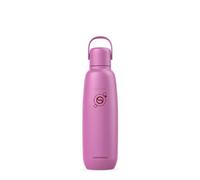 sodastream Fizz & Go Stainless Steel, 0.9L Double Insulated Carbonated Drinks Bottle, Keeps Hot or Cold For 12hrs, Compatible with Sparkling Water Machine, Fizzy Water Bottle, Guava Pink