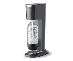 sodastream Genesis Sparkling Water Maker Machine includes a 1 Litre Reusable BPA Free Water Bottle for Carbonating and 60 L CO2 Gas Cylinder - Black