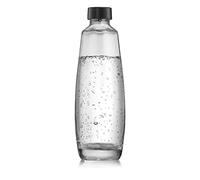 Sodastream Glass Carafe for Duo Sparkling Water Maker, Clear, Dishwasher Safe Glass Bottle, 1 L