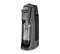 SodaStream Jet Sparkling Water Maker, Carbonated Water Machine Starter Kit with 1 Litre Reusable BPA Free Carbonating Water Bottle & 60 L CO2 Gas Cylinder - Black