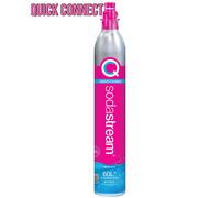 SodaStream Quick Connect 60 Litre Gas Cylinder for Sparkling Water Maker - Pink