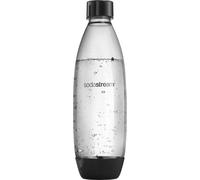 sodastream Reusable 1L Plastic Water Bottle-BPA Free Dishwasher Safe, Black/White, 1000 ml