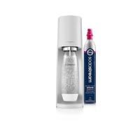 SodaStream Terra Sparkling Water Maker (White) with CO2 and DWS Bottle