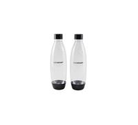 SodaStream Fuse 1L Carbonating Bottles, Twin Pack in Black, Size 1 Litre, Plastic | Charlies