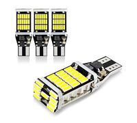Sodcay Pack-4pcs LED Reverse Lights, T15 4014 45SMD Chipsets Reverse Light, Canbus Error Free, Reserve Load Brake Stop (White)