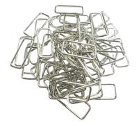 sodeber 100Pcs Rectangle Rings Buckles 20mm 25mm 32mm 38mm Metal Webbing Bag Strap Connectors For