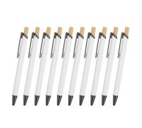 sodeber 10Pcs Business Metal Pen Retractable Ballpoint Metal Signing Guest Sign in 1.0MM Tip Write Smoohtly Positive Sayings Pens