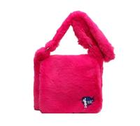 sodeber 2023 Plush Crossbody Bag Versatile Shoulder For Girl Women Solid Color School Book Large Capacity