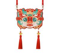 sodeber 2024 Chinese Dragon Year Crossbody Bag For Girl Women Kid Embroidery Square Vintage Shoulder