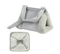 sodeber 2Pcs Hanging Hammock with Metal Hooks Small Animals Bed & for Hamster Chipmunk Pups Playing Climbing Small Animal Hammocks Set Beds and Hideouts for Cage Hanging