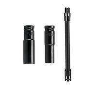 sodeber 3PCS / Set Multipurpose Wrench Extension Rod with 2 Socket Quickly Release Mechanism for Various Tool Applications Extension Club for Tool