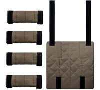 sodeber 4Pcs Bunk Bed Ladder Pad, Cover, Beds Step Padding, Ladders Step Lofts Beds with Adjustable Strap