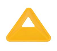 sodeber 5 Pcs Triangle Field Training Football Markers Soccer Playing Marking Tray Lightweight Cone Plate Equipment Lightweight Portable Markers