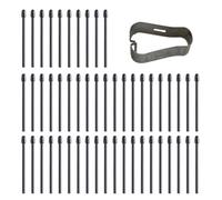 sodeber 50/40/30/20/10pcs Pen Nibs Tips And Clips For Pen 133 Pen Standard Pen Tip Replacement Accessories Pen Tips