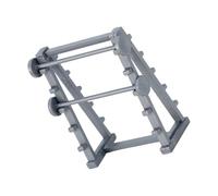 sodeber ABS Tiny Sports Equipment Set Perfect for Dollhouses Scene Role Playing Game Miniature Gym Set