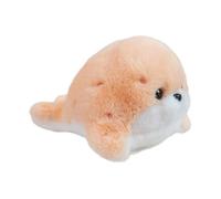 sodeber Adorkable Sweet Seal Doll Stuffed Toy Hugging Doll Cotton Filled Loneliness Comfort Toy for Girl Toddler Kid Room Plush Seal