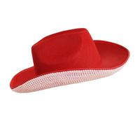 sodeber Adult Beads Studded Cowgirls Hat Great For Western Costume Parties And Line Dancing Club Upgrades Your