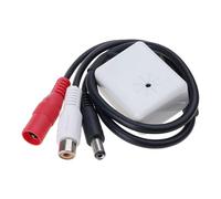 sodeber Advanced Sound Microphones for Security Systems, High Sensitivity Sound Captures, Wide Area Weatherproof Microphones