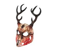 sodeber Antlers Halloween Costume Reindeer Deer Head Masquerade Full Face for Party Carnivals Deer Head Halloween