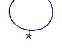 sodeber Artistics Starfishes Bead Necklace for Women and Girls Portable Accessory for Adding a Touch of Elegant to Any Outfits Party Wedding Necklace